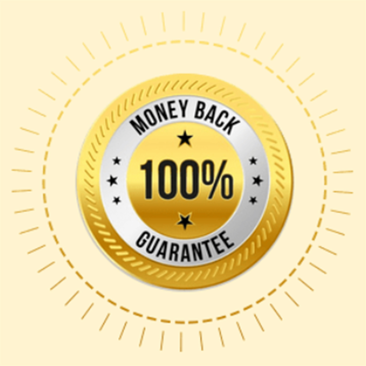 Okinawa Flat Belly Tonic guarantee badge